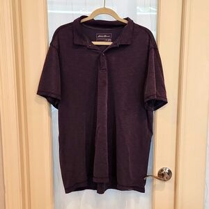 Eddie Bauer Active Fit Purple Polo